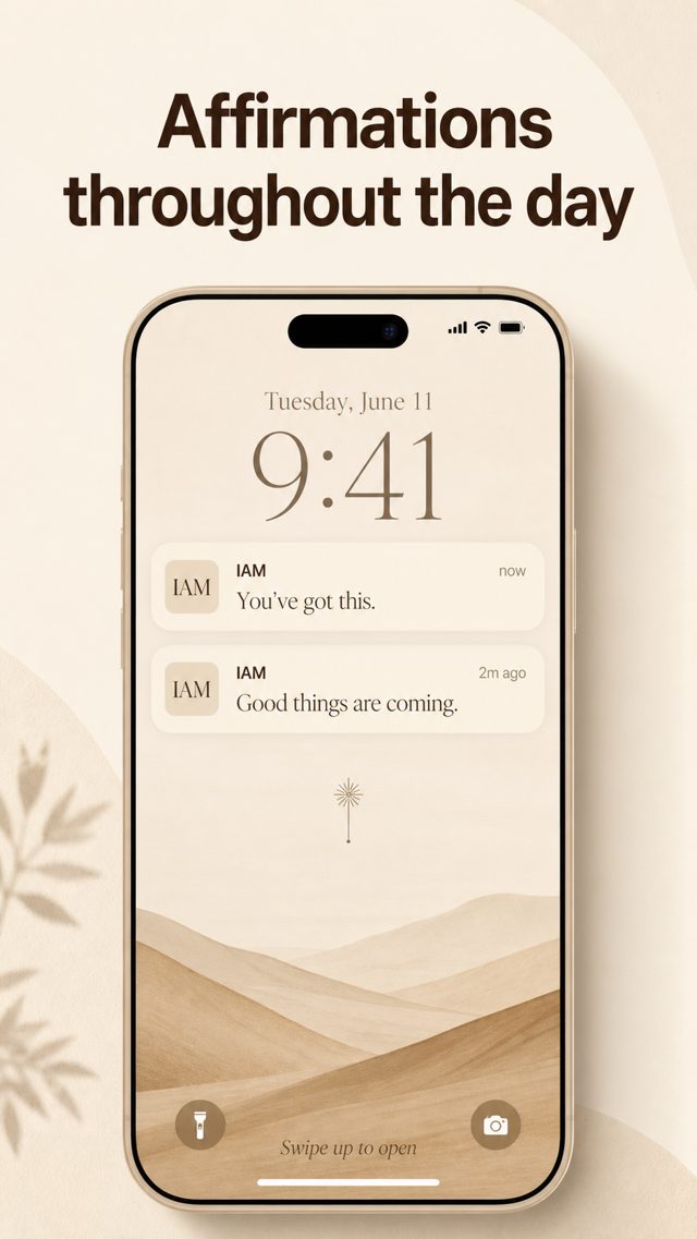 Ella daily affirmations on iPhone